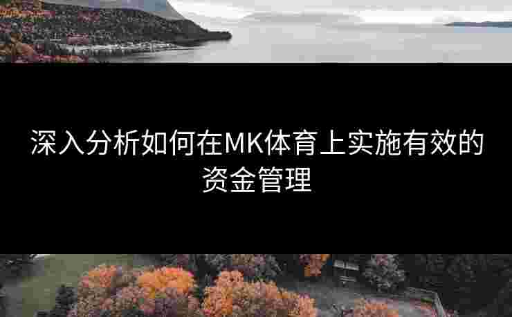 深入分析如何在MK体育上实施有效的资金管理